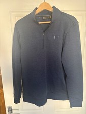 under armour golf medium navy fleece lined sweater