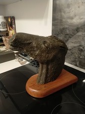 Signed,  One Off Sculpture Of A Horses Head, Wall Mounted