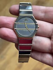 Baume & Mercier Avant Garde Gents Wristwatch 18k Gold & Tungsten Immaculate 32mm