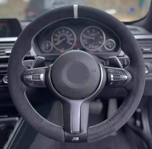 Suede steering wheel - suede,