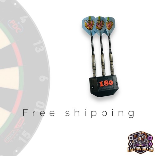 Wall mounted darts holder - wall,