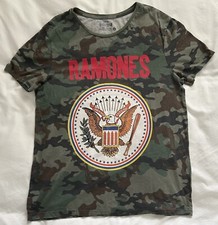 Ramones Camouflage Tour 1995 T-Shirt Farewell Tour Adios Amigos - Size L
