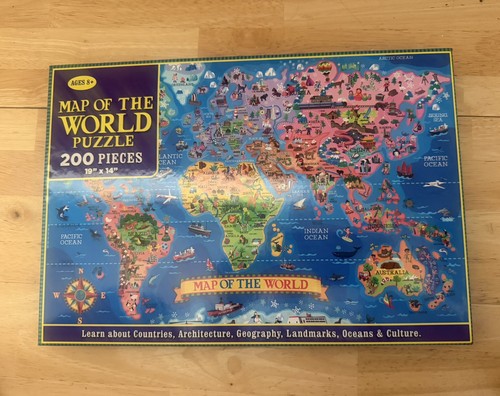 Map the world puzzle 200 - world,
