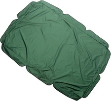 Garden Swing Canopy Replacement 3 Seater 195x125cm Polyester Dark Green UV Resis