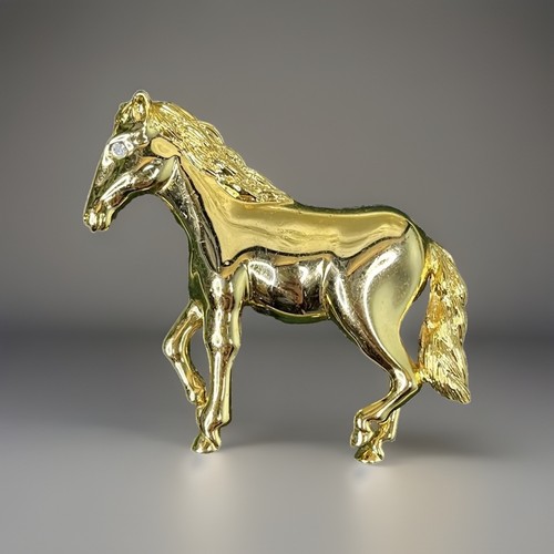 Large horse brooch pin - horse,