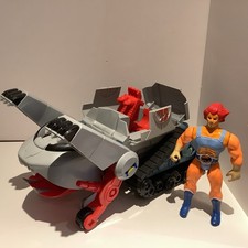 Original Rare Thundercats Vintage Thundertank Vehicle & Lion-O Figure 1985 LJN