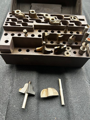 Router bits vintage craftsman - router,