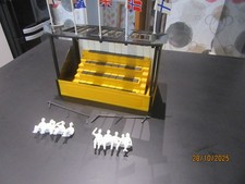 Scalextric old Grandstand as seen no box & 2 sets of figures.