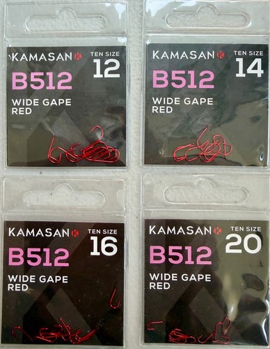Kamasan b512 wide gape red - gape,