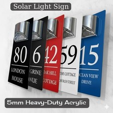 House Number Plaques