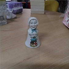 Swan Crested China Suffragette Votes For Women Bell 11cm Swineshead Crest