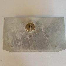 MILLS ANTIQUE SLOT MACHINE CASH DRAWER PLATE With Working Lock Non Matching Key