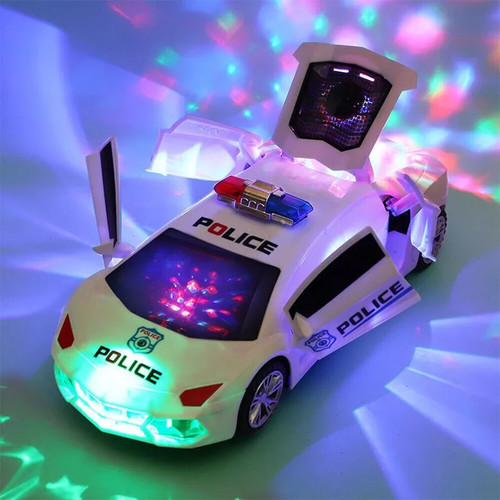 Toys for kids - police, car