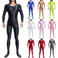 UK Mens Oil Shiny Bodystocking