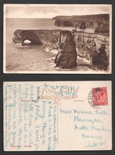 Ladram Bay Devon Salmon Postcard