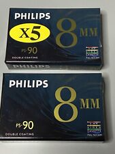 2x Philips 8mm P5-90 90min PAL