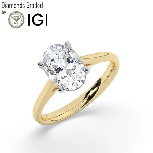 Oval solitaire labgrown - ,
