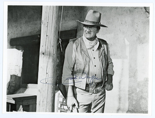 John wayne signed - john,