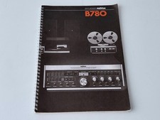 Revox B780 Operating