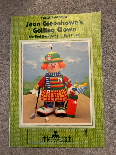 Jean greenhowe golfing clown - jean,