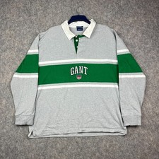 GANT Rugby Shirt Mens XXL Grey