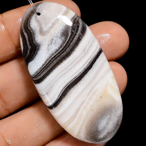Natural yellow lace agate oval - lace,