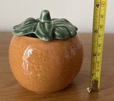 SylvaC Vintage Orange  Storage Jar with Lid - #5095