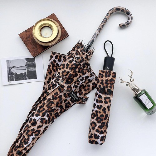 Travel umbrella leopard print - travel,