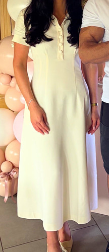 Reiss cream collared short - cream,