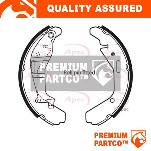 Premium rear brake - shoes, set