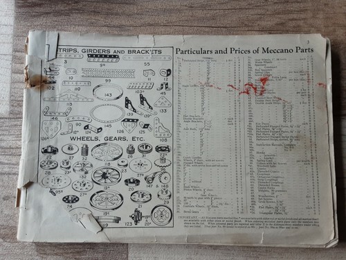 Meccano instructions book - book, 1
