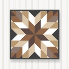 Barn Quilt Square, 8 Sizes, Outdoor & Indoor Wall Art, Home Decor, BQ110-11