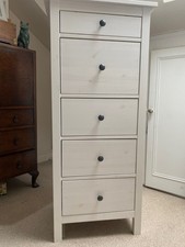 IKEA 5 drawer wood Hemnes tall