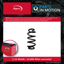 2x Coil Springs (Pair Set) fits AUDI TT 8J3 2.0 Rear 08 to 14 Suspension Apec