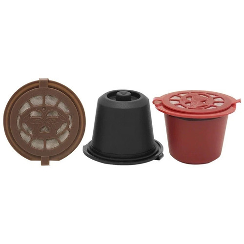 3pcs refillable coffee capsule - refillable,