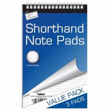 3 x Shorthand Note Pad