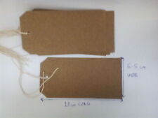 Large Brown Card Luggage Tags