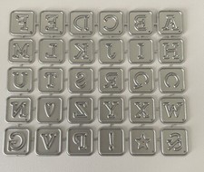 Alphabet Die Cutters Metal Die