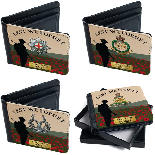 Personalised military wallet - personalised,