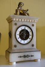 19th Century Alabaster Mantel