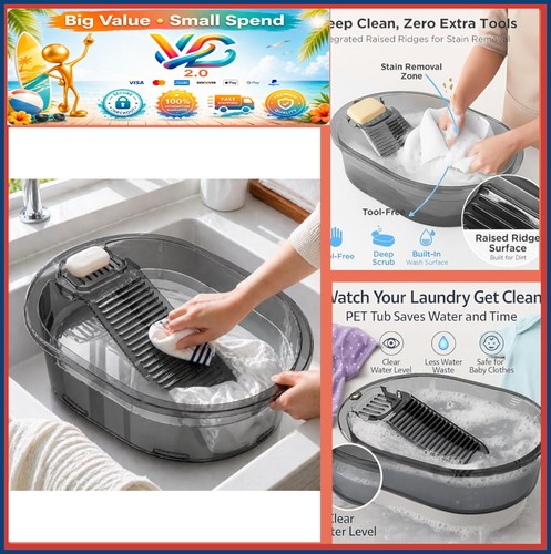 Portable hand washing - 2-in-1,