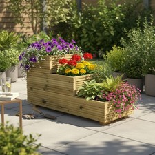 Medium tiered garden steps - 3,