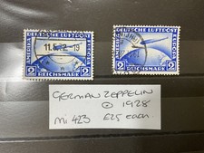 German stamps. German Zeppelin