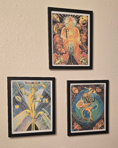 Three print set - set, tarot