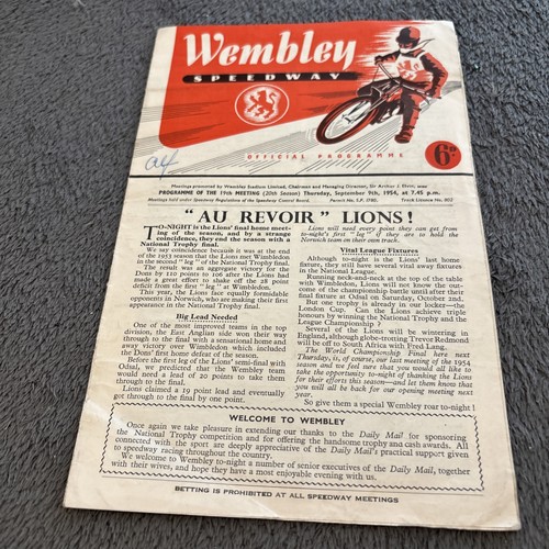 Wembley norwich speedway - v,