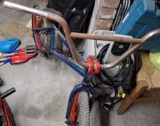 MafiaBikes Kush Metallic Blue Red BMX Bike 20" Wheels Rare Used