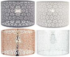 Metal Pendant Laser Cut Chandelier Table Ceiling Light Shade New Large Marrakech