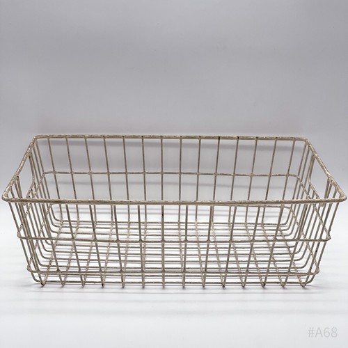 Vintage mesh box storage - mesh,