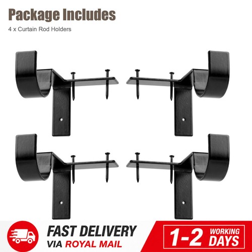 4pcs curtain rod brackets - curtain,