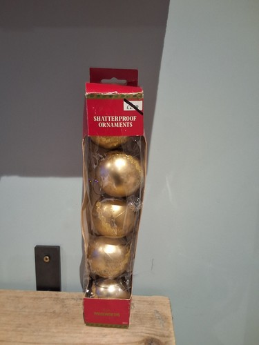 Vintage woolworths baubles box - vintage,